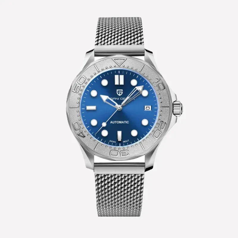 Pagani Design Automatic Mesh Strap Men's Watch- PD-1818